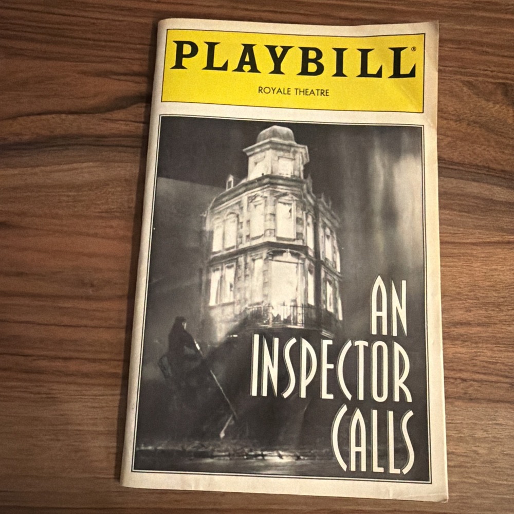 Vintage 1994 An INSPECTOR CALLS at Royale Theatre BROADWAY Playbill!